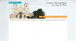 Desktop Screenshot of catedraljf.org.br